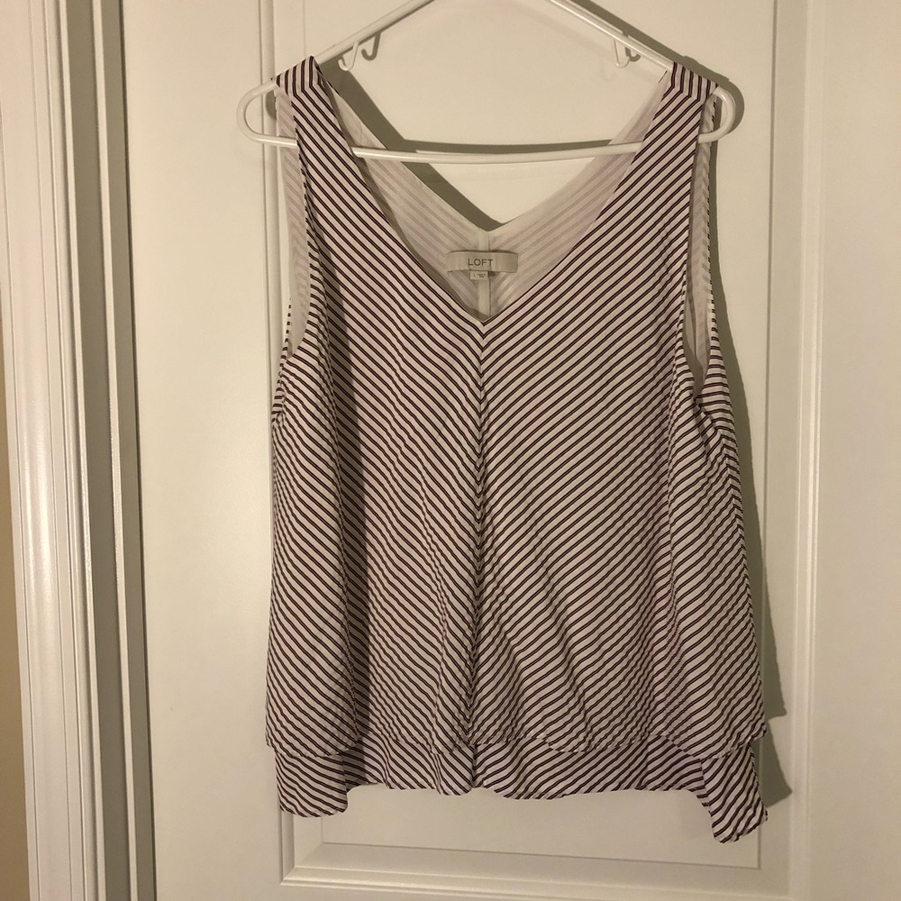Textured Double V Tank